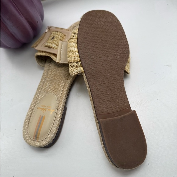 Sam Edelman Women’s Bambi Raffa Woven Enamel Buckle Sandals Size 8.5M Like New - Picture 4 of 9